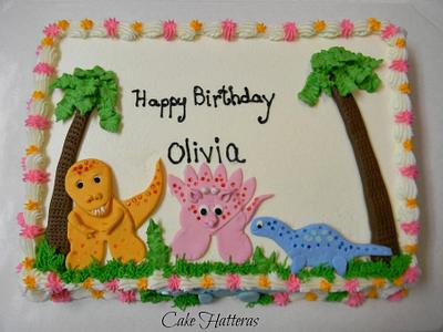 More Dino's for Olivia - Cake by Donna Tokazowski- Cake Hatteras, Martinsburg WV