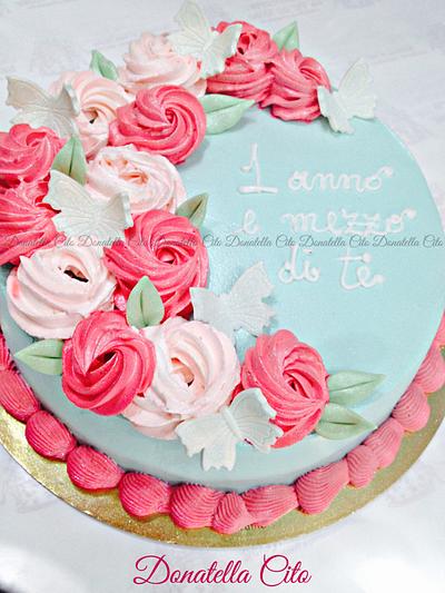 Flowers cake - Cake by DonatellaCito