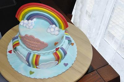 Rainbow cake - Cake by The Bistro Cake Designer