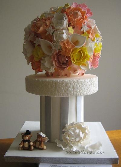 Romantic French Wedding Cake - Cake by iriene wang