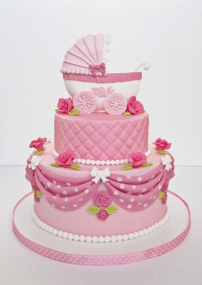 baby shower cake - Cake by elgi