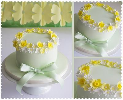 Spring Birthday Cake - Cake by Sugar Ruffles