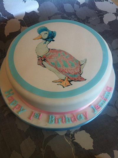Jemima Puddle Duck - Cake by Suzie Street