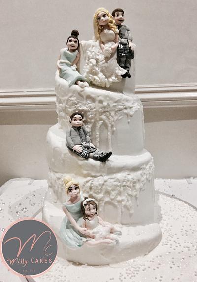 Winter wedding  - Cake by Missyclairescakes