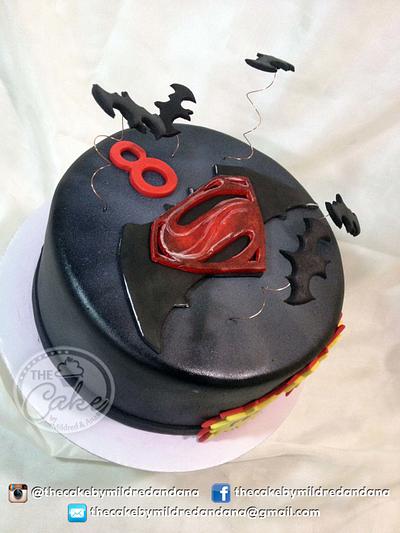 Batman V Superman - Cake by TheCake by Mildred