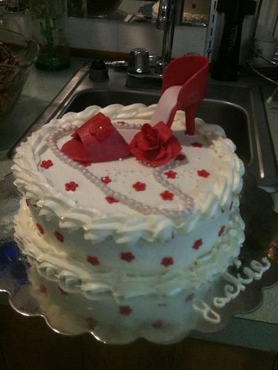 high heel cake - Cake by Teresa James