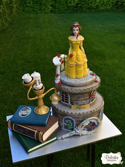 Torta La Bella e la Bestia - Beauty and the Beast cake - Cake by Dolcidea creazioni
