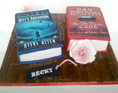 Books for Becky - Cake by MyLittleCakery