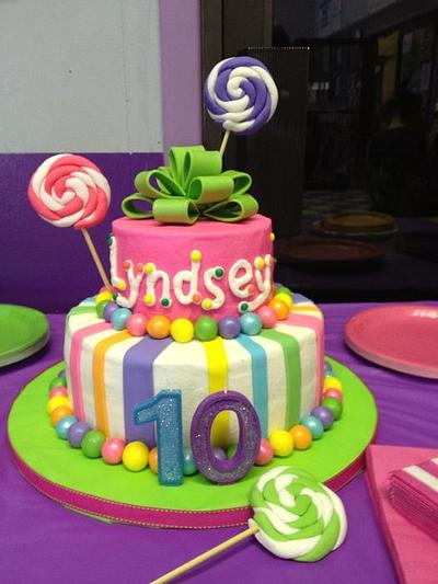 Lollypop Birthday Cake - Cake by Tonya