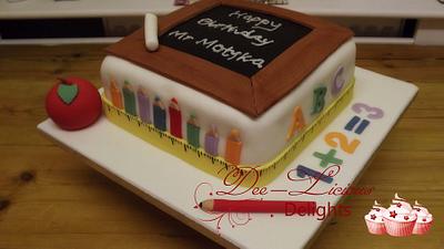 New Teacher Cake - Cake by Dee-Licious Delights
