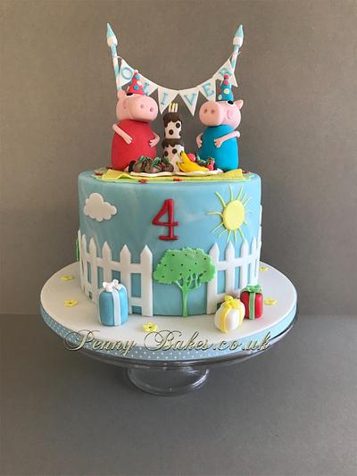 Another Peppa Pig tea party! - Cake by Penny Sue