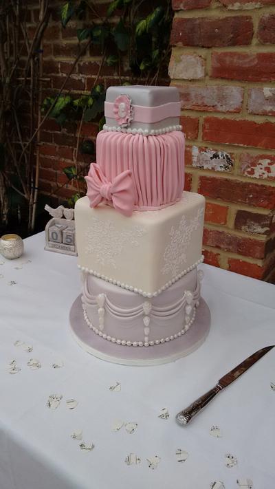 Victoriana wedding Cake - Cake by Cakes by Nina Camberley