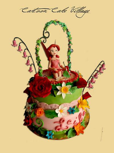 Rosetta, Disney Fairies - Cake by Eliana Cardone - Cartoon Cake Village