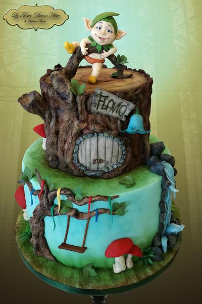 Little elf and his enchanted forest house - Cake by Adelina Baicu Cake Artist
