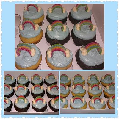 Rainbow Cupcakes  - Cake by Nicole Verdina 