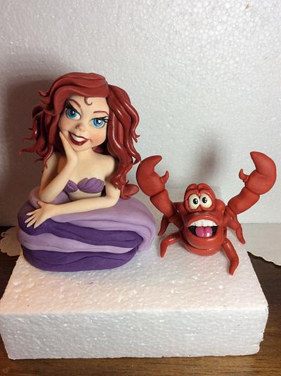 My Sweet Ariel and Sebastian  - Cake by Carla Poggianti Il Bianconiglio