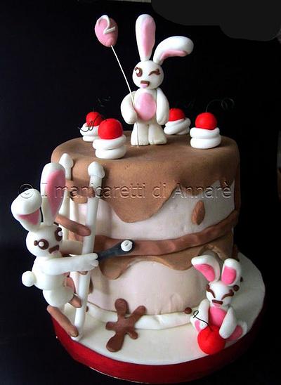 Torta coniglietti - Cake by Annare