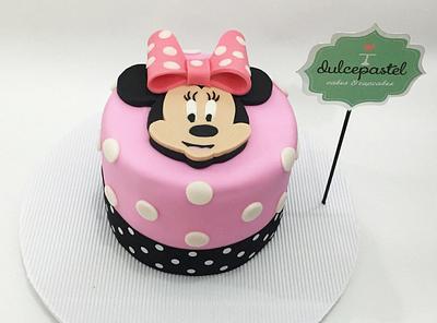Torta Minnie Mouse Cake - Cake by Dulcepastel.com