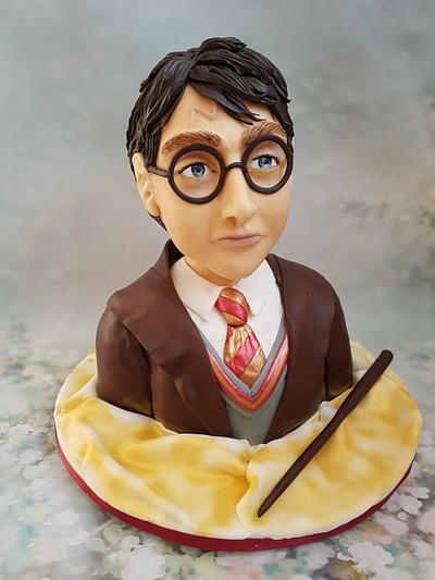 Harry Potter Bust Cake - Cake by ZuckerPuppe