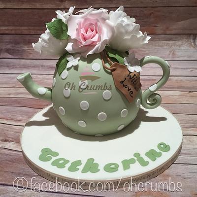 Time for tea....pot cake - Cake by Oh Crumbs