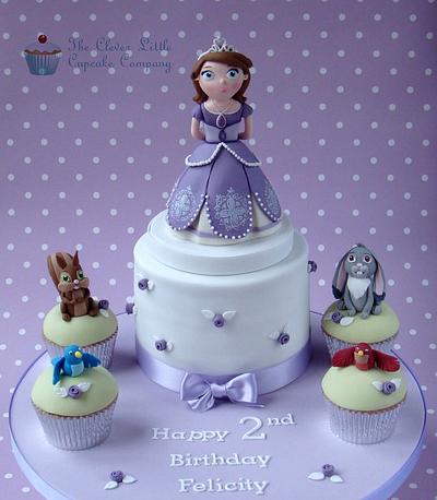 Sofia the First Cake - Cake by Amanda’s Little Cake Boutique