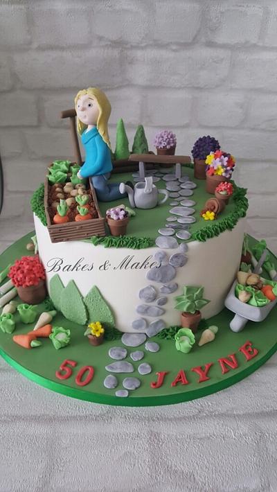 Gardening cake - Cake by Cakes of Art by Vicky 