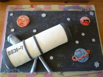 Telescope cake - Cake by The Faith, Hope and Charity Bakery