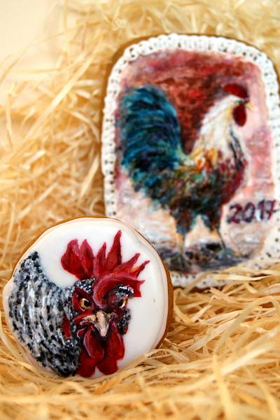 Year of the Rooster 2017 - Cake by Katarzynka