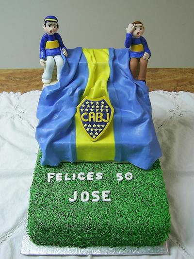 Soccer Game - Cake by torontocakes