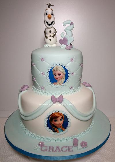 Frozen for Grace - Cake by AWG Hobby Cakes