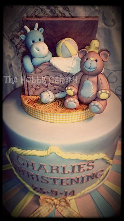 Charlie's christening cake  - Cake by joanne