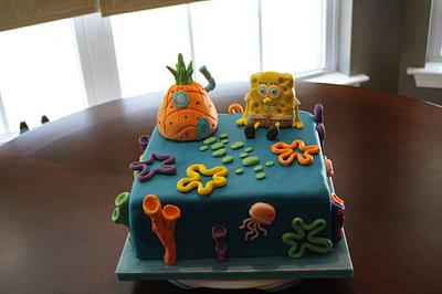 Sponge Bob Birthday Cake - Cake by Prima Cakes and Cookies - Jennifer