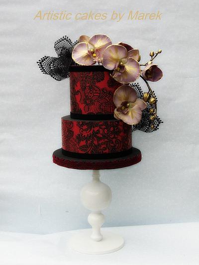 Wedding cake ,romantic - Cake by Marek