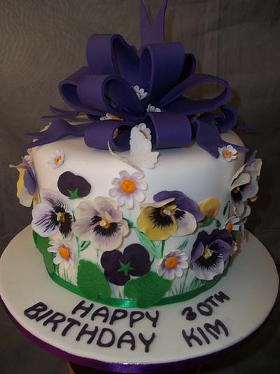 Pansy's - Cake by Willene Clair Venter