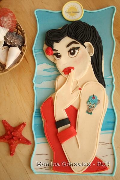 Pin Up girl (Cookie) - Cake by Happy Bird-Day BCN