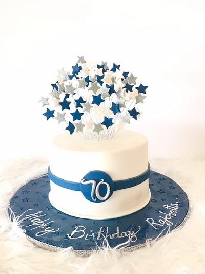 70th birthday Cake - Cake by Tina Avira Tharakan