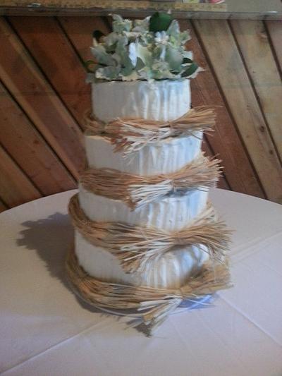 Rustic Wedding - Cake by Melanie
