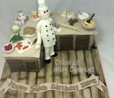 chef cake - Cake by Helen Campbell