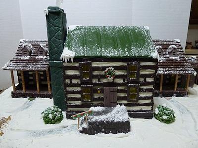 MeadowCroft Log Cabin Replica - Cake by Chris Jones