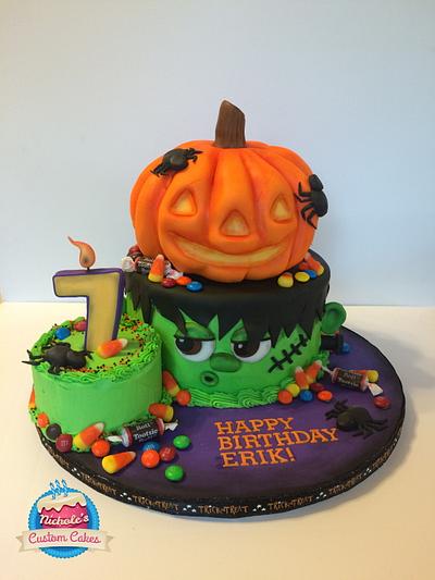 Halloween Birthday Cake 2015 - Cake by NicholesCustomCakes