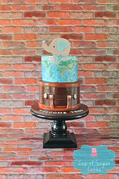 World Travel  - Cake by Nichole Stiglich Cake Design