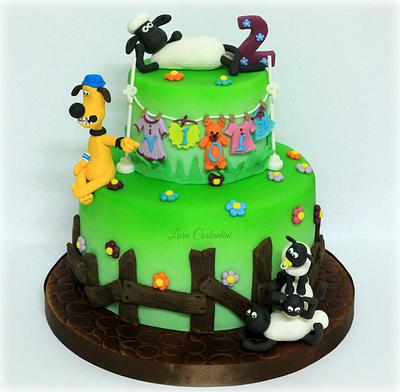 Shaun The Sheep Cake!!! - Cake by Lara Costantini