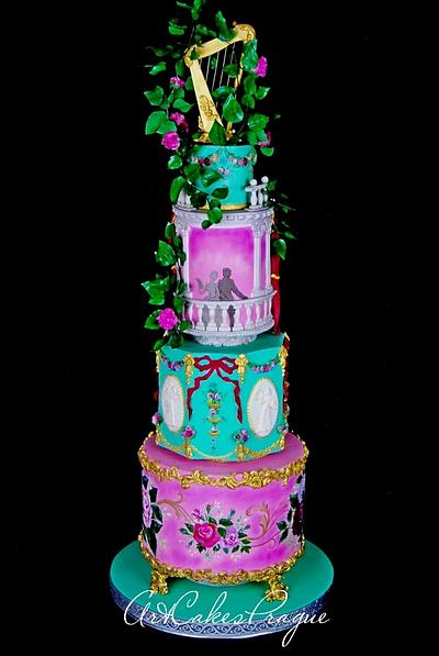 Theater Wedding Cake. Part 1 - Cake by Art Cakes Prague