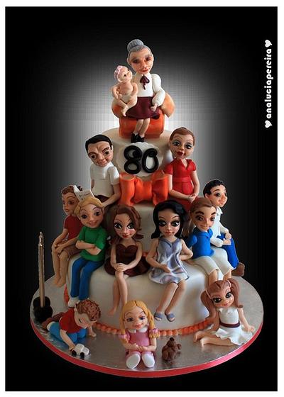 Family cake - Cake by Ana Lucia Pereira