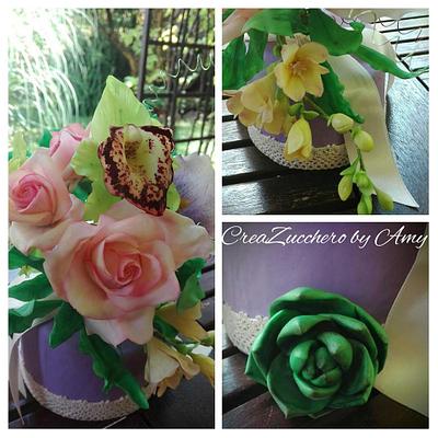 Purple cake - Cake by Amy Blasi