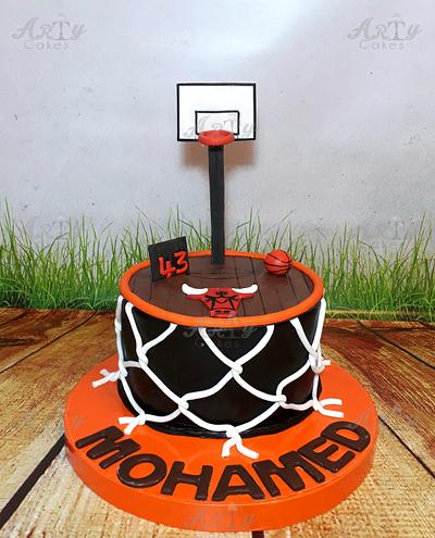 Basketball cake - Cake by Arty cakes