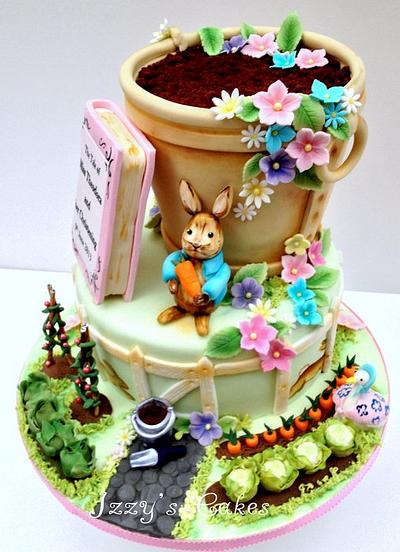 Beatrix Potter inspired christening cake - Cake by The Rosehip Bakery