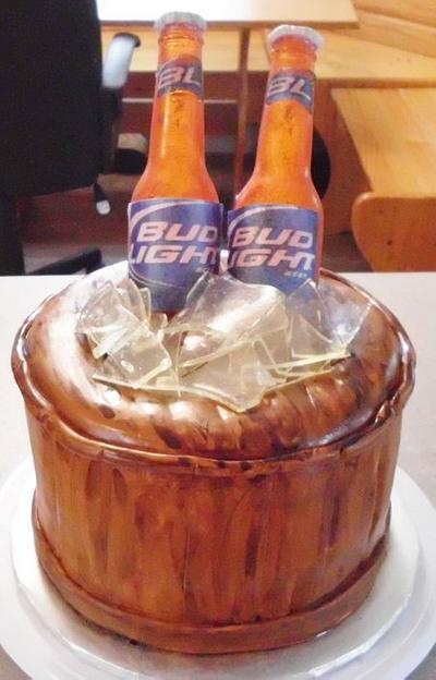 Sugar Beer Bottle Cake - Cake by Carrie Freeman