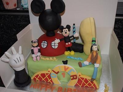 Mickey Mouse play house cake - Cake by Deb-beesdelights