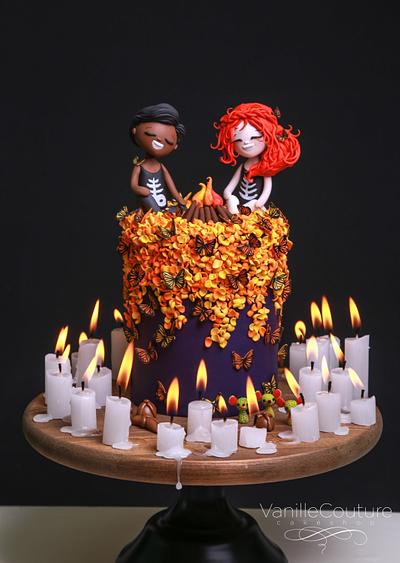 Día de Los Muertos Cake - Cake by VanilleCouture